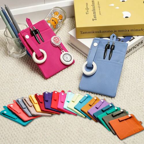 Solid Color Quick-dry Nurse Pocket Organizer Polyester Spand