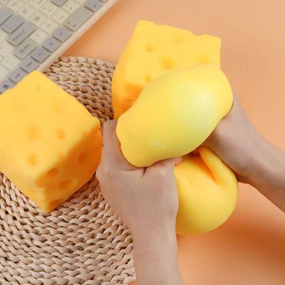 Giant Realistic Cheese Squishy Slow Rising Stress Relief Toy