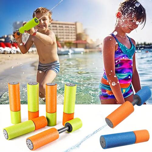4/6pcs/Set EVA Foam Water Guns Water Blaster for Kids Shoote