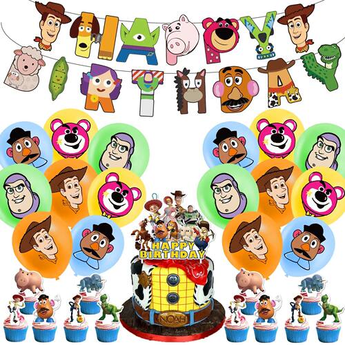 Toy Story Birthday Party Decoration Set Woody Buzz Lightyear