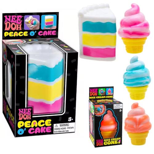 New Schylling Needoh Ice-Cream Squishy Toys Stress Relieving