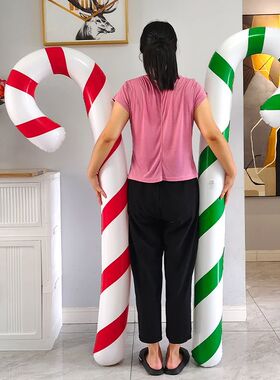 1PC Perimeter 180cm Landing 170cm Inflatable Christmas Canes