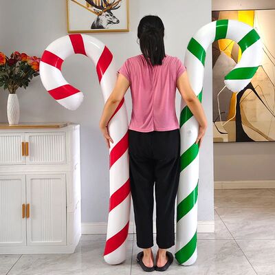 1PC Perimeter 180cm Landing 170cm Inflatable Christmas Canes