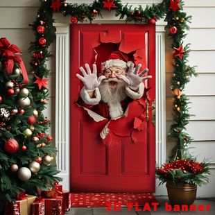 2D FLAT banner background fabric banner Party Christmas-them