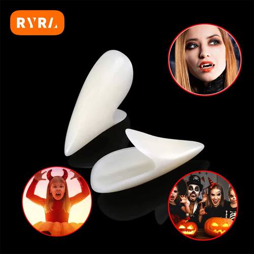 Halloween Vampire Teeth False Teeth With Solid Glue Denture
