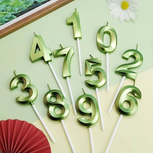 Hot Sale Opera House Birthday Number Candles Creative Party