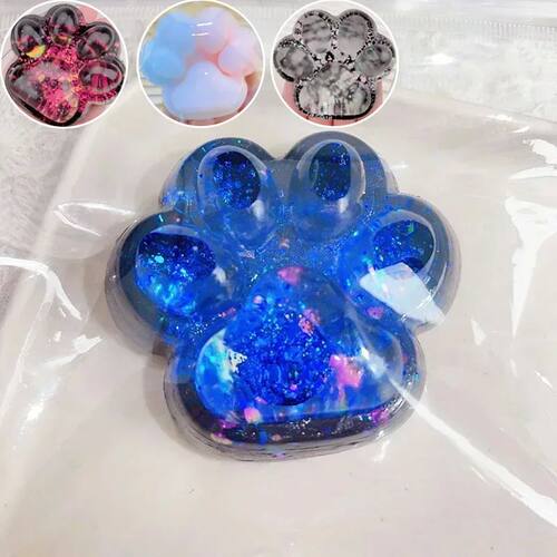 Halloween Dark Starry Sky Series Cat Claw Squishy Fidget Toy