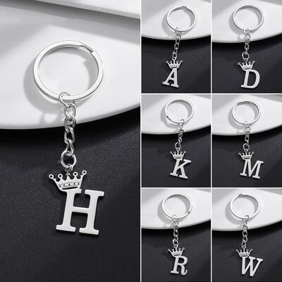 In Letters Crow Diy Charm Keychains Key Ring For Men Women S