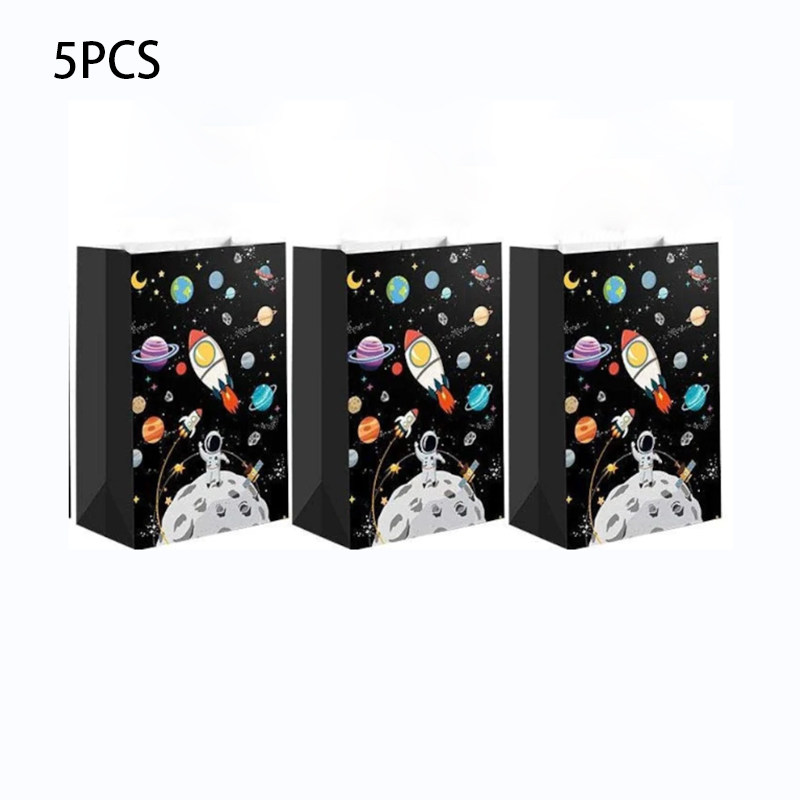 space birthday party paper bags gift bag favor box for candy