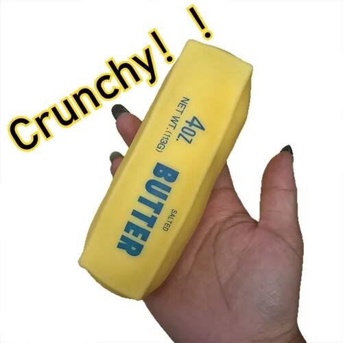 Butter Stick Squishy Fidget Toy  Squeeze Stress Relief Hand