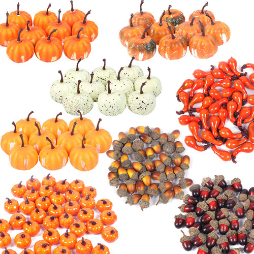 Halloween Fake Vegetables Simulation Pumpkin Decoration DIY