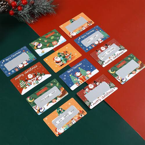 Christmas Scratch Cards Merry Christmas Decorations for Home