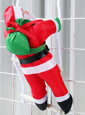Christmas Santa Claus Ladder Merry Christmas Decorations For