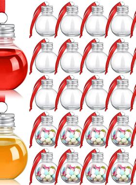 Christmas Fillable Wine Tree Ornaments Water Bottle Light Bu