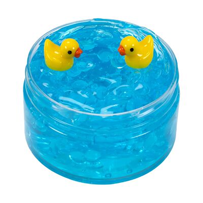 120ml Clear Beads Crunchy Slime Kit Duck Super Soft Stretchy