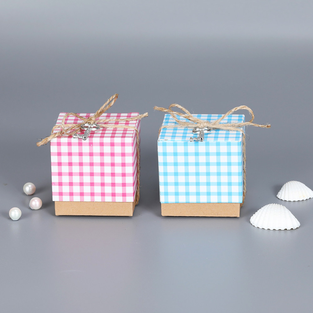 100pcs candy box baby shower paper sweet bag favor boxes
