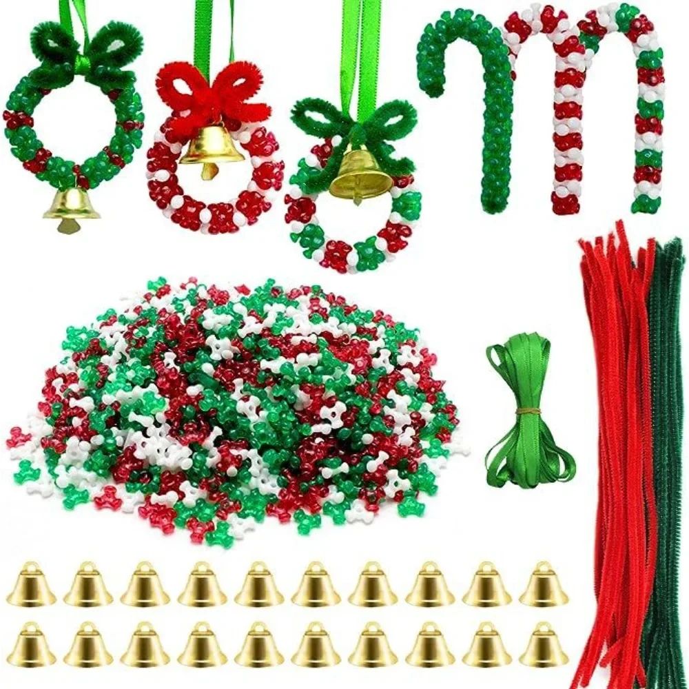 530-1570Pcs/Bag Christmas DIY Beaded Decoration Set Christma