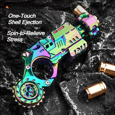 Shell-Ejecting Alloy Toy Pistol Set Stress Relief Fidget Sen