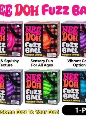 Nee Doh Fuzz Ball Blind Box Series Desktop Ornament Stress R