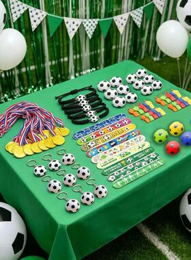 Soccer Party Favors Football Theme Bracelets Keychain Pin Ba