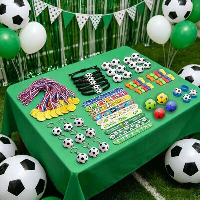Soccer Party Favors Football Theme Bracelets Keychain Pin Ba