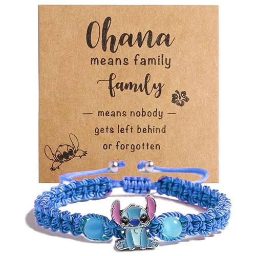 New  Lilo & Stitch Bracelet Cartoon Anime Figure Cute Wrista