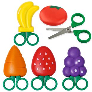 Scissors Children 1Pc Shaped Safety Fruit Fniiva