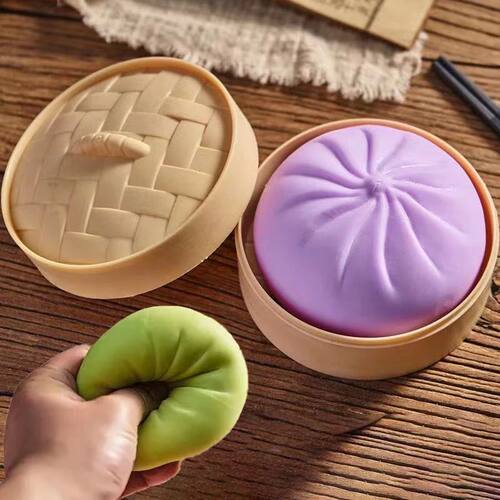 Giant Dumpling Squeeze Toys Anxiety Relief Fidget Toy Simula