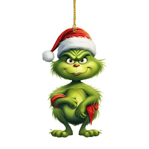 2d Grinch Baby Pendant Christmas Holiday Decoration Christma