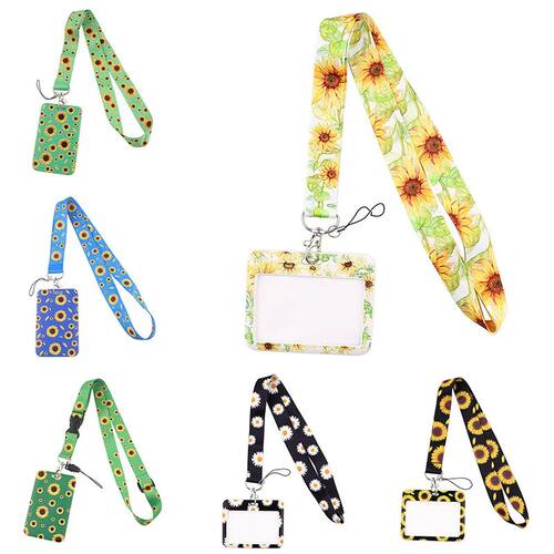 Little daisy Lanyard for Key Cute Neck Strap Card ID Badge H