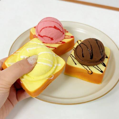 Gifts Bread Ice Cream Anti-stress Squeeze Simulated Soft Squ
