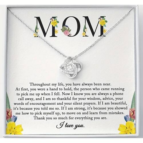 Sentimental To My Mom Necklace - Perfect Mom Gift From Daugh