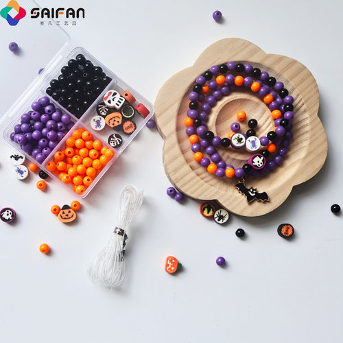 Halloween Beaded Dress-up Bracelet Diy Jewelry Accessories M