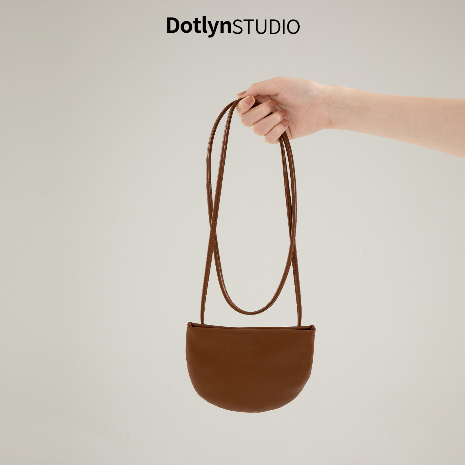 Dotlyn韩国复古小众零钱包斜挎包