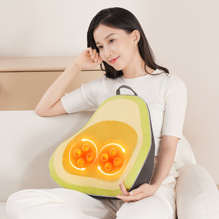 按摩器腰间盘背部颈椎颈部按摩枕多功能腰椎靠垫办公室腰部按摩仪