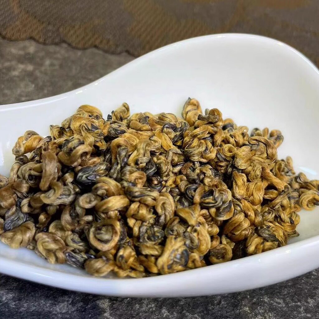 早春特级单芽滇红茶花香蜜香薯香金螺凤庆滇红特级红茶滇红古树