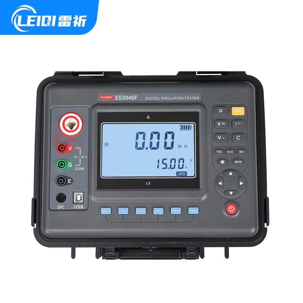 征能FR3045E数字绝缘测试仪高压绝缘直流电阻表ES3045兆欧表15KV