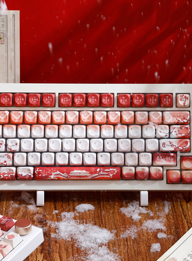 嗨前沿故宫初雪古风键帽原创国风PBT MOA原厂透光键盘键帽