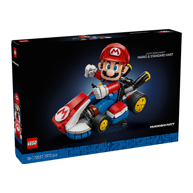 LEGO乐高72037马力欧卡丁车益智拼搭积木玩具礼物男女孩玩具送礼