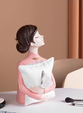 包邮树脂创意纸巾盒红酒架摆件