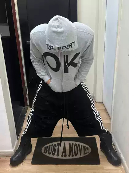 Street-Style American Retro Simple Loose Zipper Jacket Versatile Hoodie Letter Print Cardigan Sweatshirt for Men