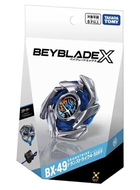 正版日版 TOMY BEYBLADE X系列 BX-49联动剑神 霸旋爆旋陀螺