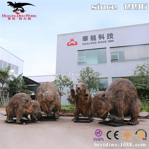 仿真动物土拨鼠特殊产品来图制作自贡大型动物厂家博物馆展览