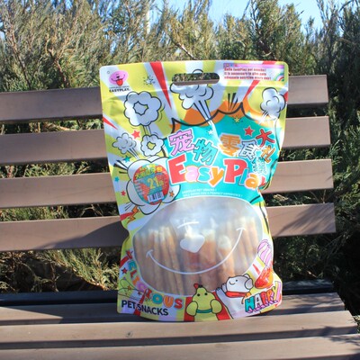 easyplay鸡肉薄片鸭肉薄片300g肉干磨牙混拼1kg大礼包