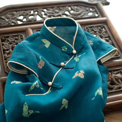 十二花神女童日常可穿汉服夏2025新款旗袍裙女孩古装唐装中国风薄