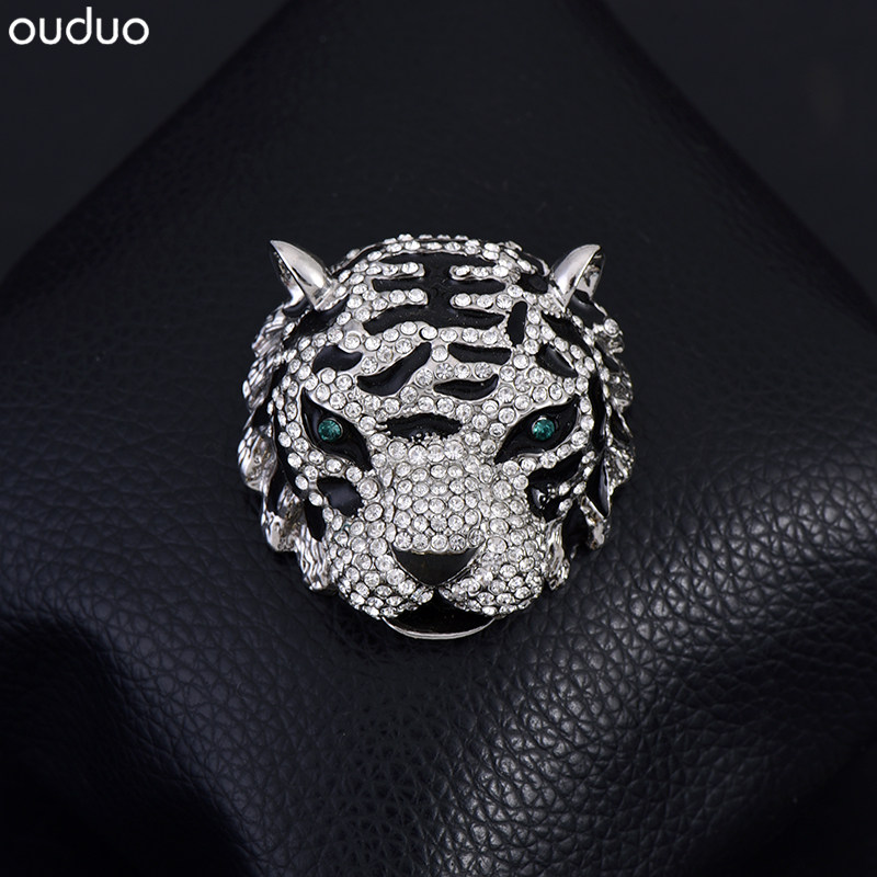 复古老虎头男士胸高档生肖动物胸花个性百搭别针徽章时尚奢华胸章,饰品/流行首饰/时尚饰品新,胸针,淘宝优惠券,粉丝福利购,淘宝优惠卷