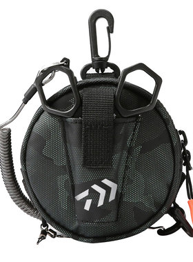 达瓦钓鱼路亚收纳包腰包剪刀前导线碳线盘多功能小挂包渔具配件袋