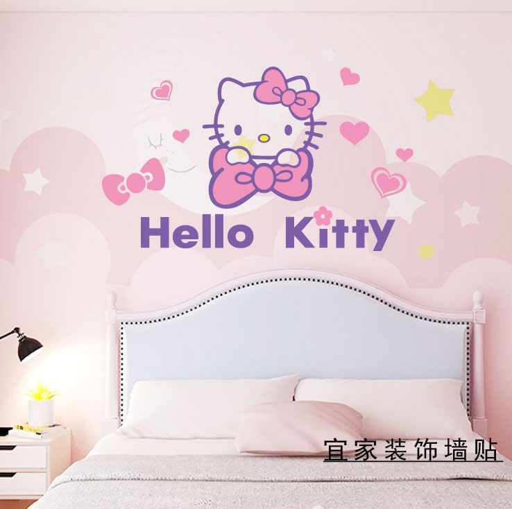 helloKitty猫女生房间装饰