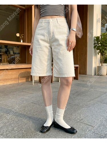 韩国直邮东大门正品代购2026夏季 howluk 311 多色五分牛仔裤女