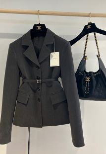 代购 气质腰带设计西装 2026春季 外套 double 韩国直邮东大门正品